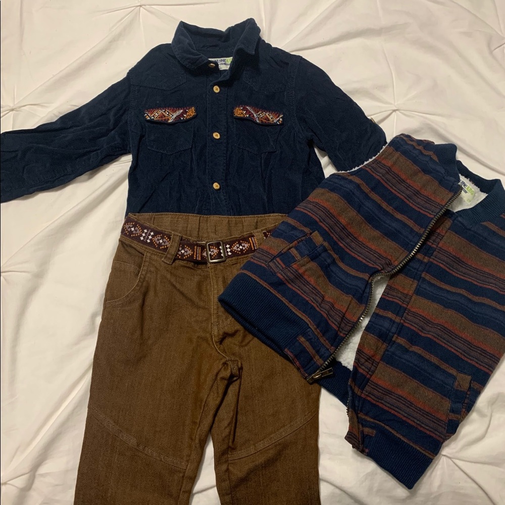 🌟Genuine Kids Oshkosh 3 Piece Outfit-Boys 5T